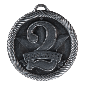 2" Silver 2nd Place Medal