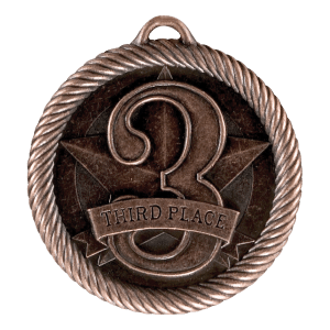 2" Bronze 3rd Place Medal
