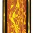 Orange Vapor Narrow Column