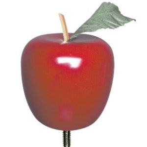 AD.13 Trophy Figure - 2 3/4" Red Wooden Apple