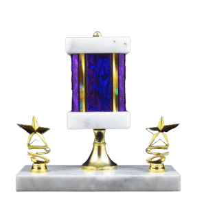 Trophy - Wide Column w/Riser & Trim (x2)