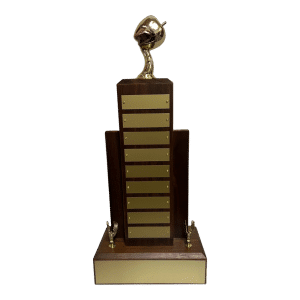 Walnut Perpetual Trophy - 16"