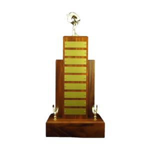 Walnut Perpetual Trophy - 16"
