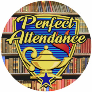 Mylars - 2" Stock - Perfect Attendance Texture