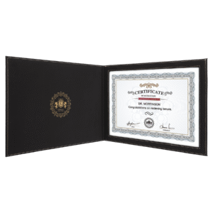 Leatherette Certificate Holder