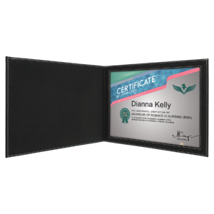 Leatherette Certificate Holder