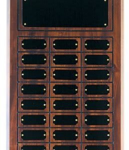 11.75" x 18.75" Perpetual Plaque w/24 Plates