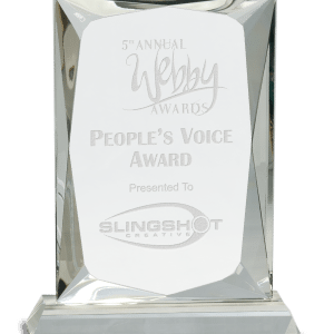 Rectangle Crystal Award