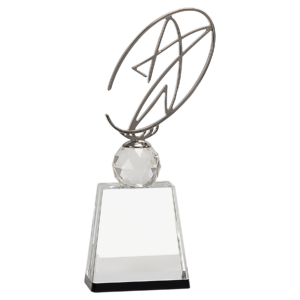Metal Star Crystal Award