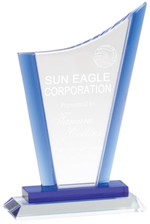Smoked Edge Series Crystal Award