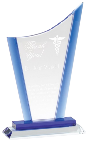 Smoked Edge Series Crystal Award