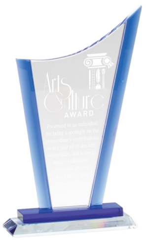 Smoked Edge Series Crystal Award