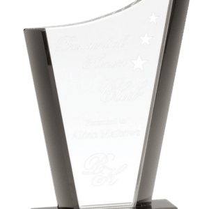 Smoked Edge Series Crystal Award