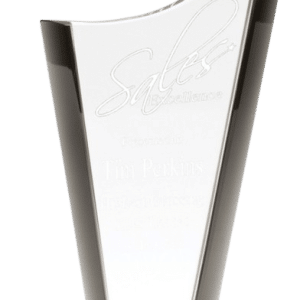 Smoked Edge Series Crystal Award