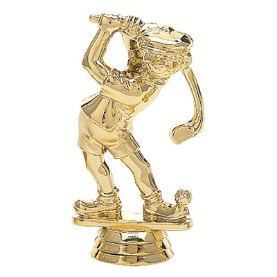 Trophy Figure - 4" Male Comic Golfer