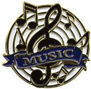 Educational Enamel Filled Lapel Pins