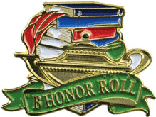 Educational Enamel Filled Lapel Pins