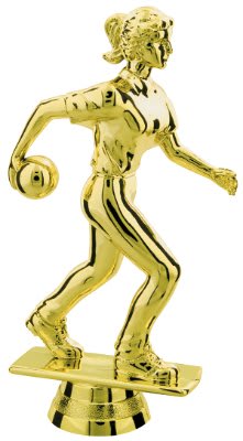 Trophy Figure - 5" Female Bowler