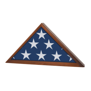Walnut Flag Display Cases