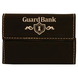 Business Card Holder - Hard Leatherette