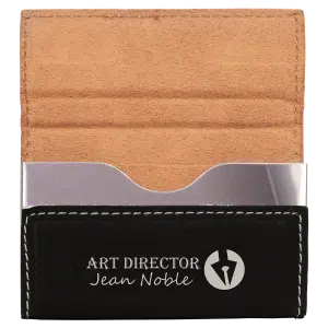 Business Card Holder – Hard Leatherette