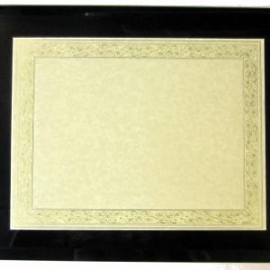 Glass Certificate Plaque - 14" x 11"