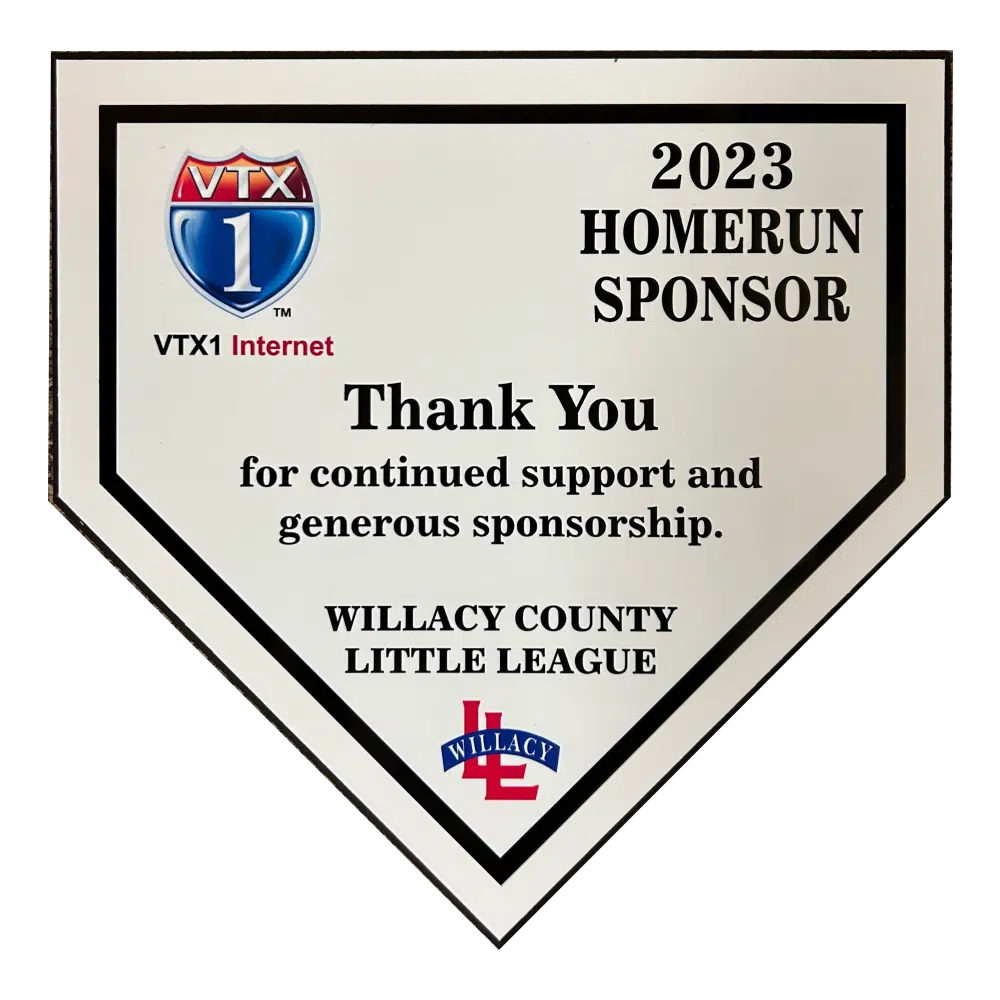 Home Plate Plaque