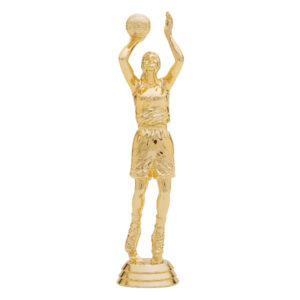 Trophy Figure - 6 1/2" Female Basketball Push Shot