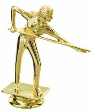Trophy Figure - 4 1/4" Female Billiards