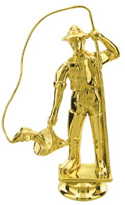 Trophy Figure - 5 1/2" Fisherman