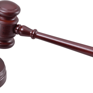 10" Rosewood Gavel w/Sound Block