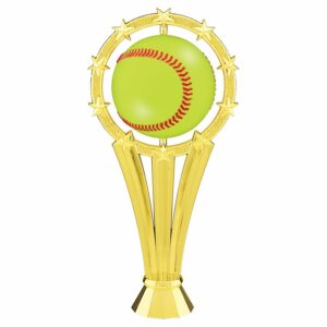 Trophy Figure - 6 1/4" Softball 10-Star Spinner
