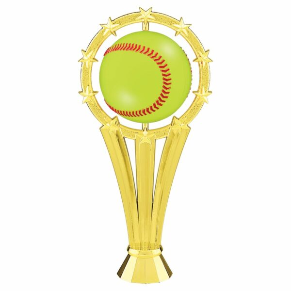 Trophy Figure - 6 1/4" Softball 10-Star Spinner