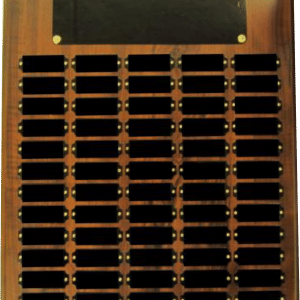 15" x 18" Perpetual Plaque w/60 Plates