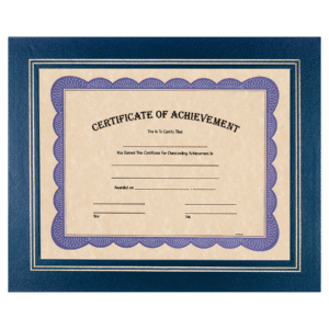 Open Face Certificate Holder