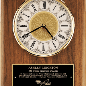 American Walnut Clock Plaque - 11" x 15"