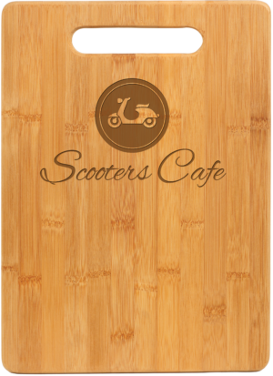 Cutting Boards - Bamboo w/Handle - 13.75 x 9.75