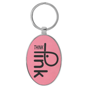 Keychains – Leatherette with Metal Frame