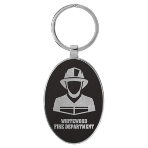 Keychains – Leatherette with Metal Frame