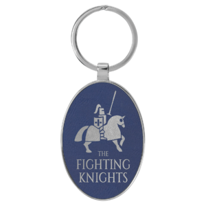 Keychains – Leatherette with Metal Frame