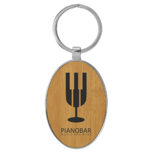 Keychains – Leatherette with Metal Frame