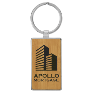 Keychains – Leatherette with Metal Frame