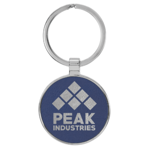 Keychains – Leatherette with Metal Frame