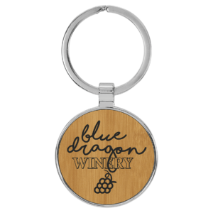 Keychains – Leatherette with Metal Frame