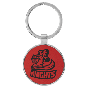 Keychains – Leatherette with Metal Frame