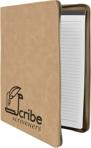 Portfolios – 9-1/2″ x 12″ w/Zippers & Notepad