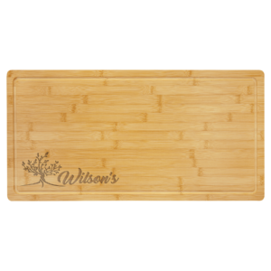 Cutting Boards - Bamboo w/Drip Ring - 23.75 x 12