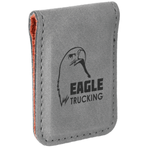 Money Clips - Leatherette - Gray