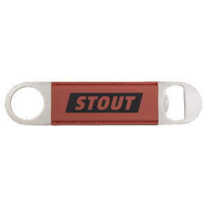 Bottle Opener - Leatherette Grip - Rose