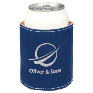Beverage Holders - Koozies - Blue/Silver